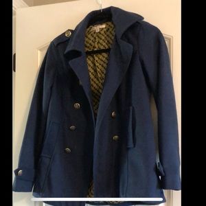 CAbi blue, sailor button, pea coat
